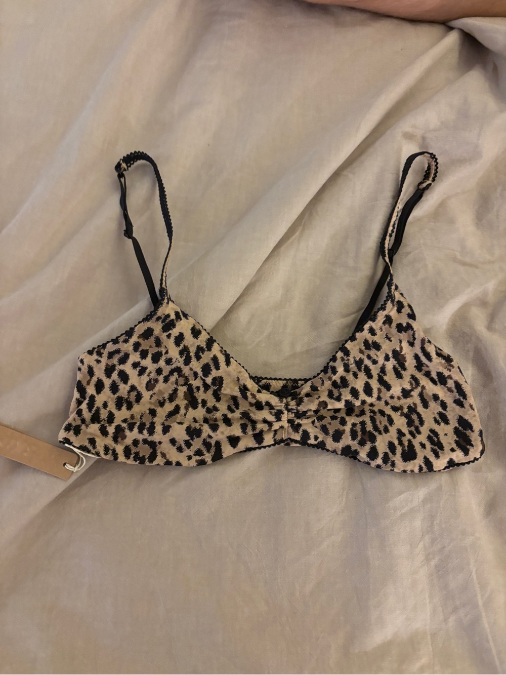 NWT skims fits everybody picot skimpy scoop bralette M